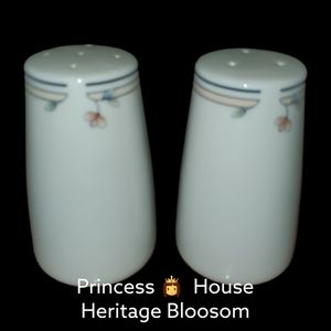 Salt & Pepper Shakers - Princess House Heritage Blossom